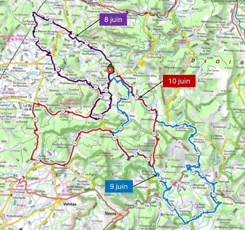 traces Route sport